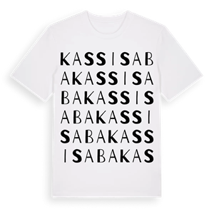 Kassisaba ordlek t-shirt – ekologisk bomull t-shirt från Pinshirt