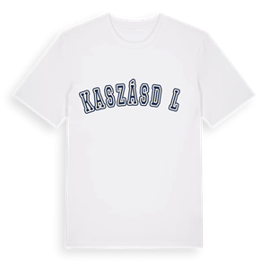 Kaszásdűlő college t-shirt – ekologisk bomull t-shirt från Pinshirt