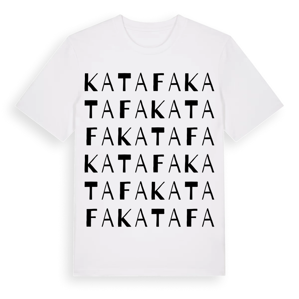 Katafa ordlek t-shirt – White, i miljö
