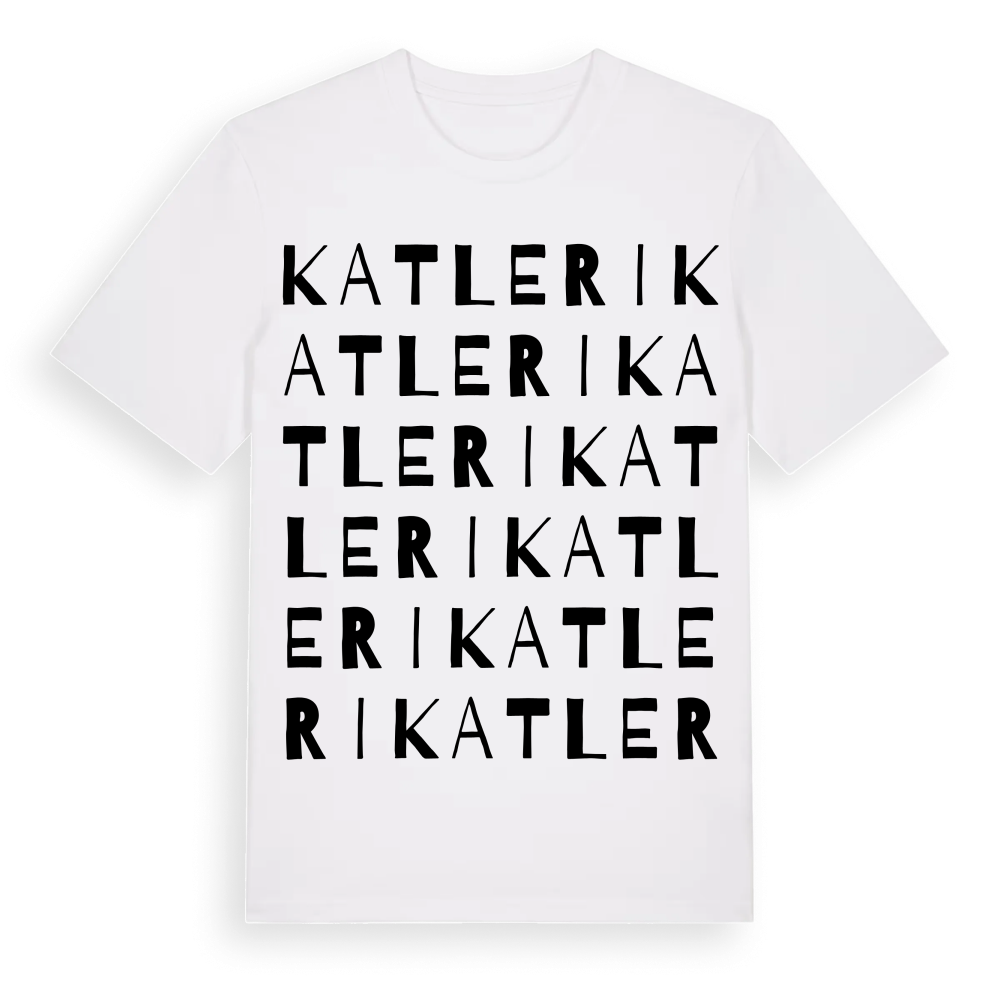 Katleri ordlek t-shirt – White, i miljö