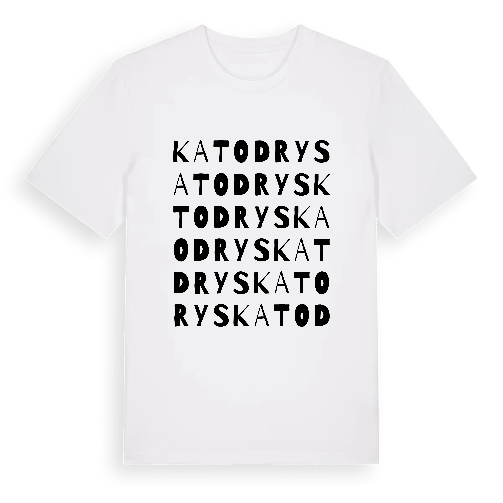 Kato Drys ordlek t-shirt – White, i miljö