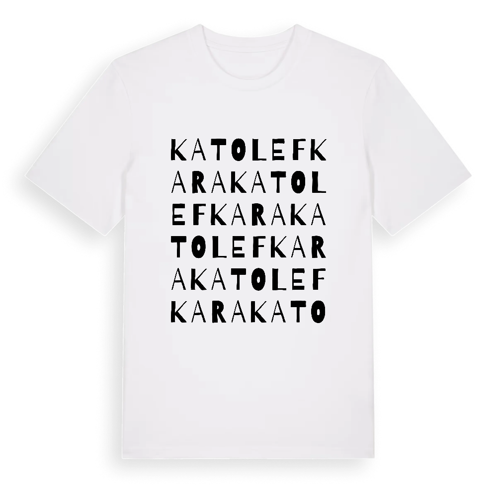 Kato Lefkara ordlek t-shirt – White, i miljö
