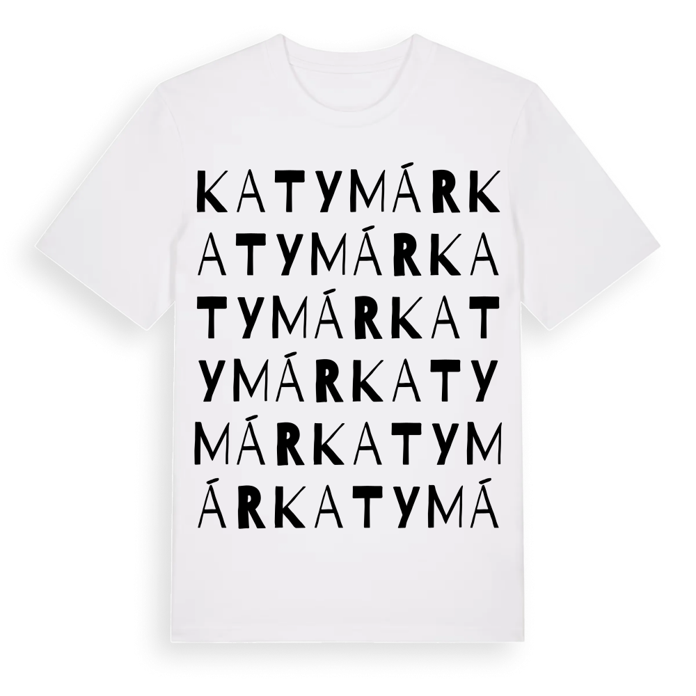 Katymár ordlek t-shirt – White, i miljö