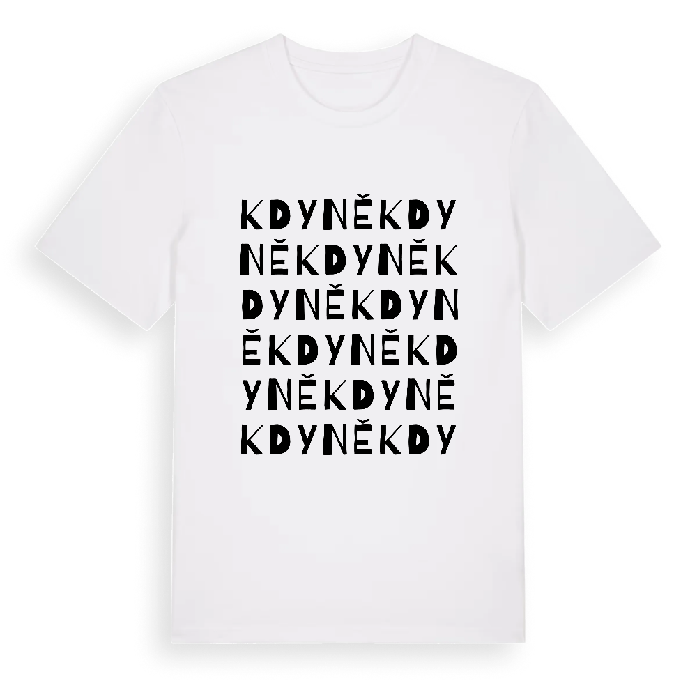 Kdyně ordlek t-shirt – White, i miljö