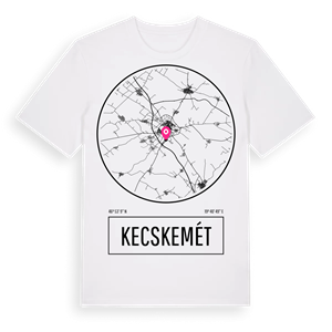 Kecskemét t-shirt – ekologisk bomull t-shirt från Pinshirt