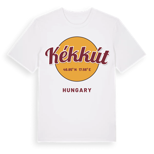 Kékkút cirkel t-shirt – ekologisk bomull t-shirt från Pinshirt