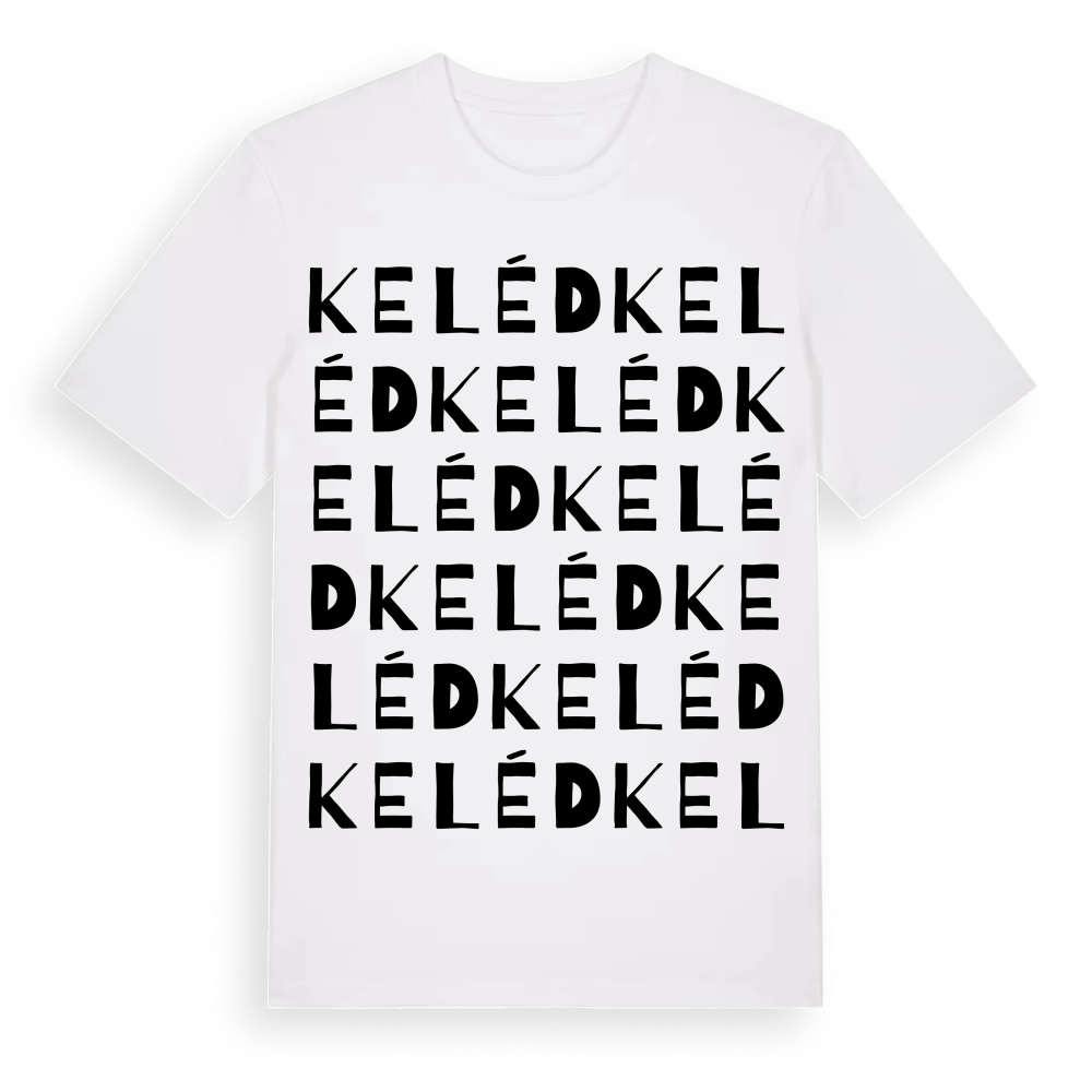 Keléd ordlek t-shirt – White, i miljö