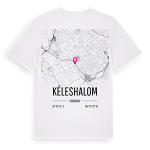 Kéleshalom karta t-shirt – ekologisk bomull t-shirt från Pinshirt