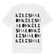 Kéleshalom ordlek t-shirt