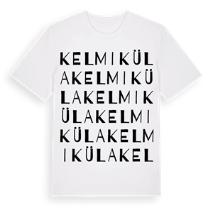 Kelmiküla ordlek t-shirt – ekologisk bomull t-shirt från Pinshirt