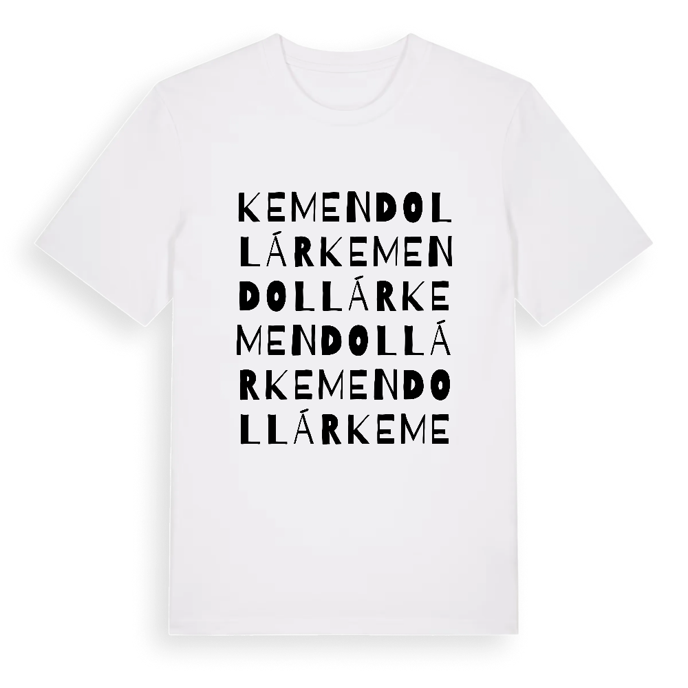 Kemendollár ordlek t-shirt – White, i miljö