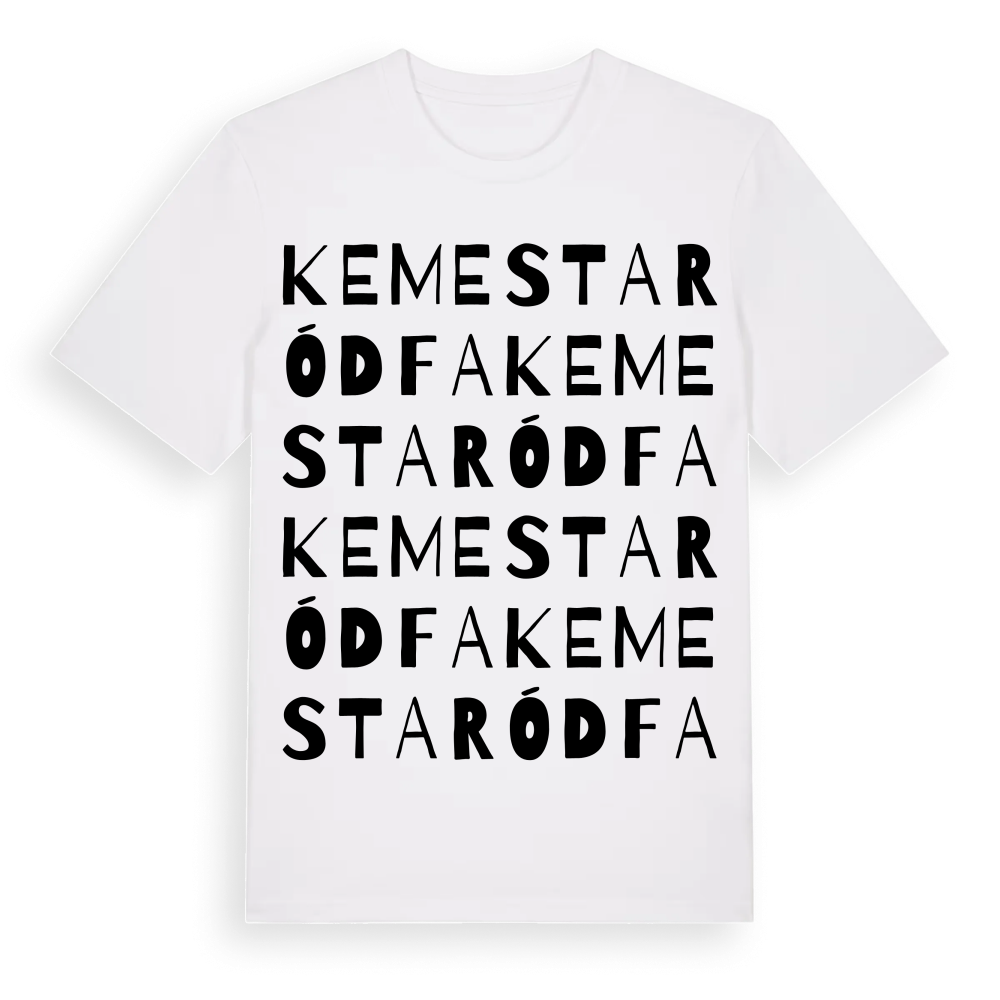 Kemestaródfa ordlek t-shirt – White, i miljö