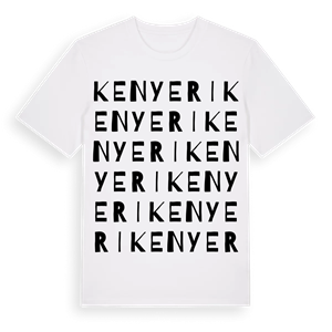 Kenyeri ordlek t-shirt – ekologisk bomull t-shirt från Pinshirt