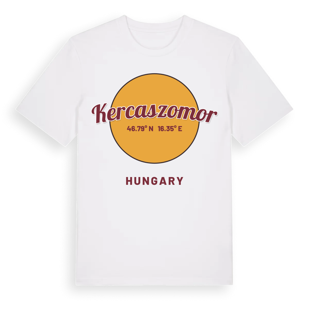Kercaszomor cirkel t-shirt – White, i miljö