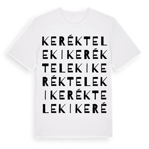 Kerékteleki ordlek t-shirt – ekologisk bomull t-shirt från Pinshirt