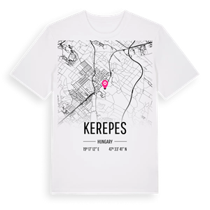 Kerepes karta t-shirt – ekologisk bomull t-shirt från Pinshirt