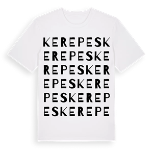 Kerepes ordlek t-shirt – ekologisk bomull t-shirt från Pinshirt