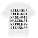 Kerkáskápolna ordlek t-shirt