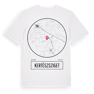 Kertészsziget t-shirt – ekologisk bomull t-shirt från Pinshirt