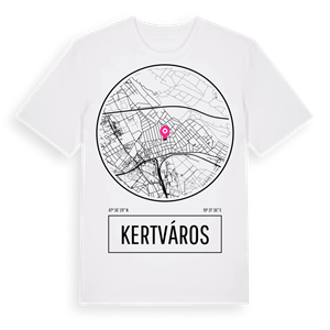 Kertváros t-shirt – ekologisk bomull t-shirt från Pinshirt