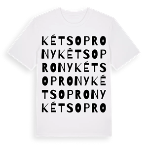 Kétsoprony ordlek t-shirt – ekologisk bomull t-shirt från Pinshirt