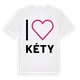 Jag älskar Kéty t-shirt stort tryck