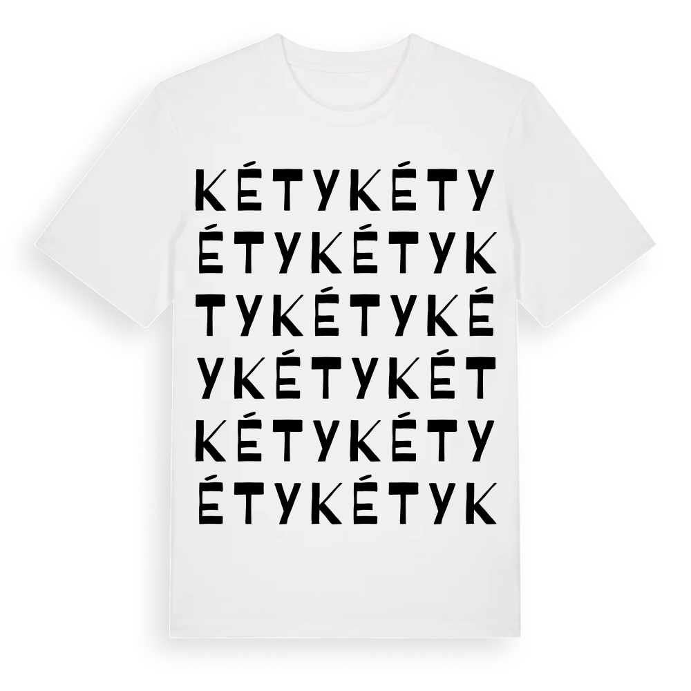 Kéty ordlek t-shirt – White, i miljö