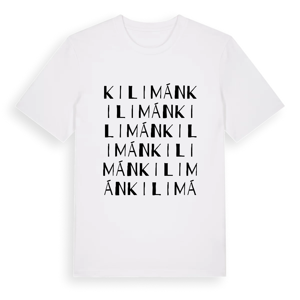 Kilimán ordlek t-shirt – White, i miljö
