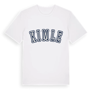 Kimle college t-shirt – ekologisk bomull t-shirt från Pinshirt