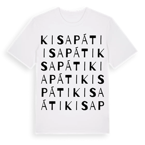 Kisapáti ordlek t-shirt – ekologisk bomull t-shirt från Pinshirt