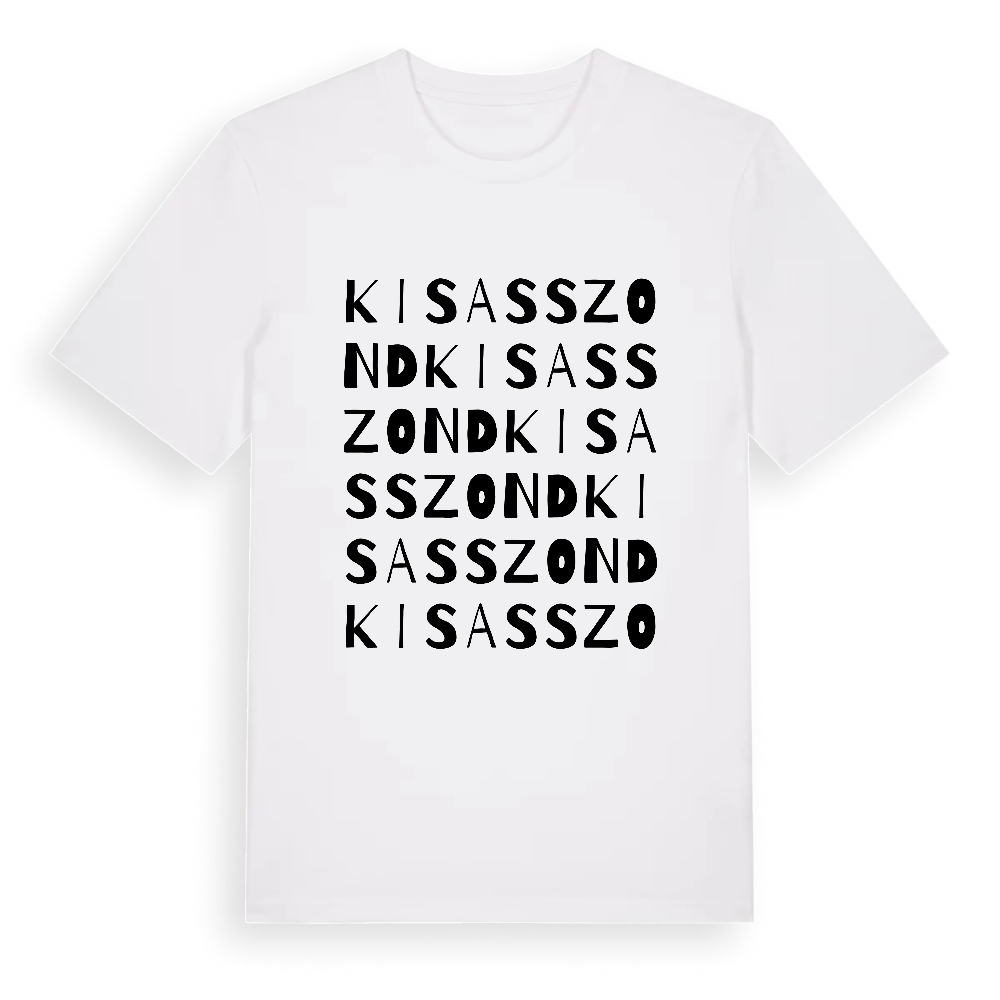 Kisasszond ordlek t-shirt – White, i miljö