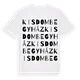 Kisdombegyház ordlek t-shirt