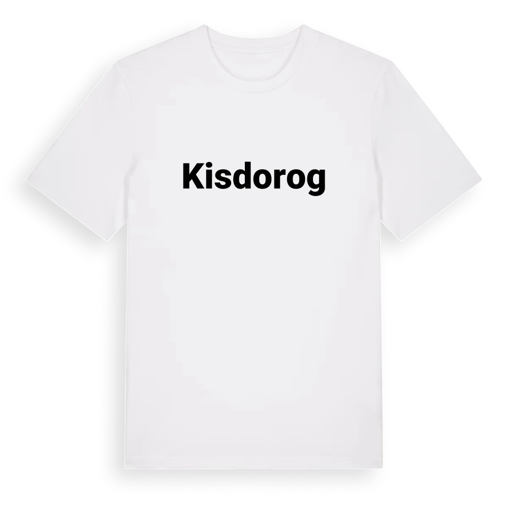 Kisdorog fetstil t-shirt – White, i miljö