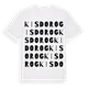 Kisdorog ordlek t-shirt