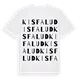 Kisfalud ordlek t-shirt