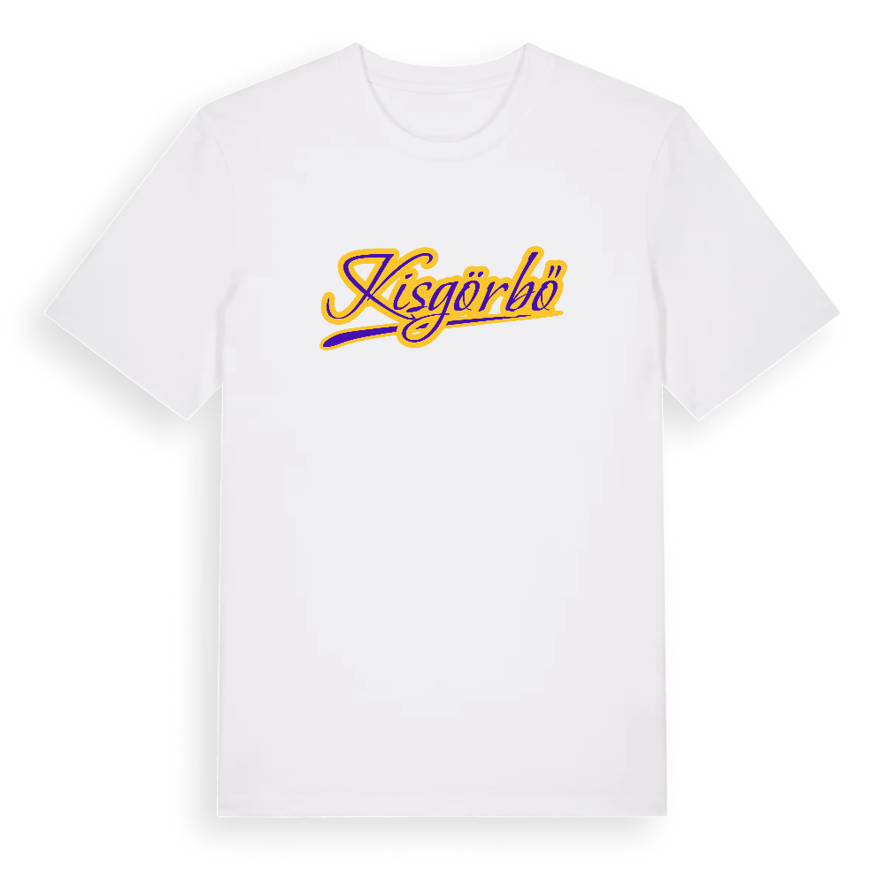 Kisgörbő baseball t-shirt – White, i miljö