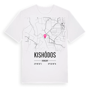 Kishódos karta t-shirt – ekologisk bomull t-shirt från Pinshirt