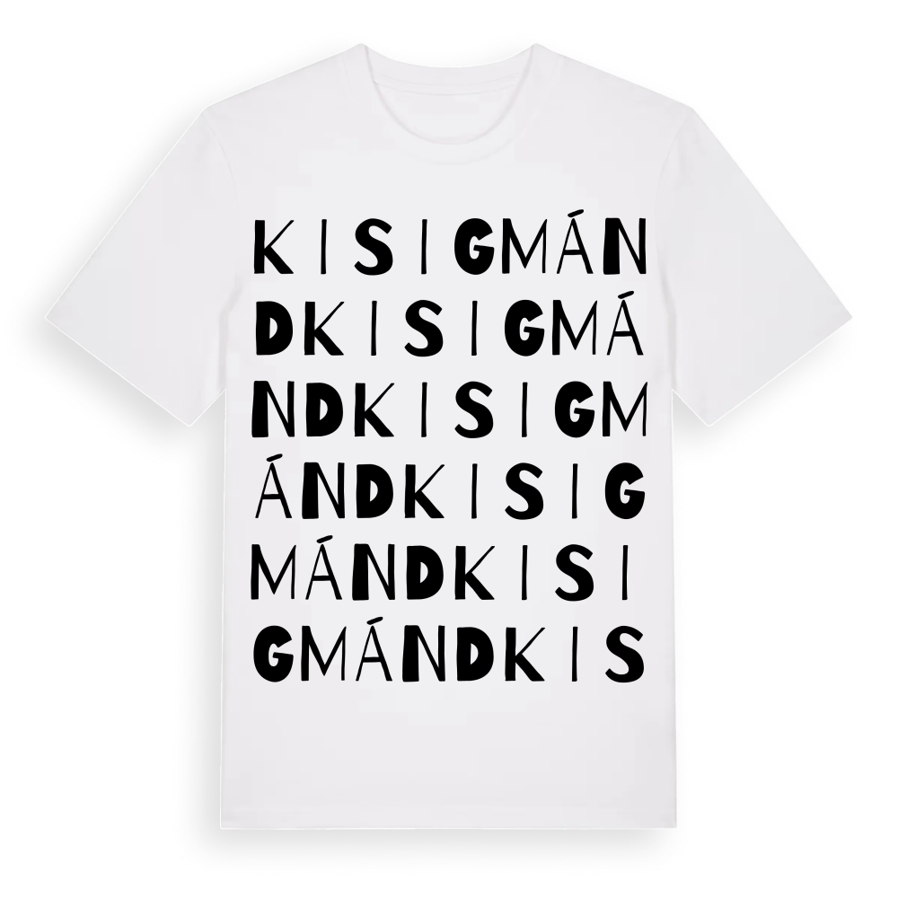 Kisigmánd ordlek t-shirt – White, i miljö