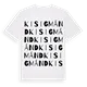 Kisigmánd ordlek t-shirt