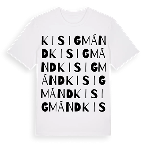 Kisigmánd ordlek t-shirt – ekologisk bomull t-shirt från Pinshirt
