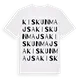 Kiskunmajsa ordlek t-shirt