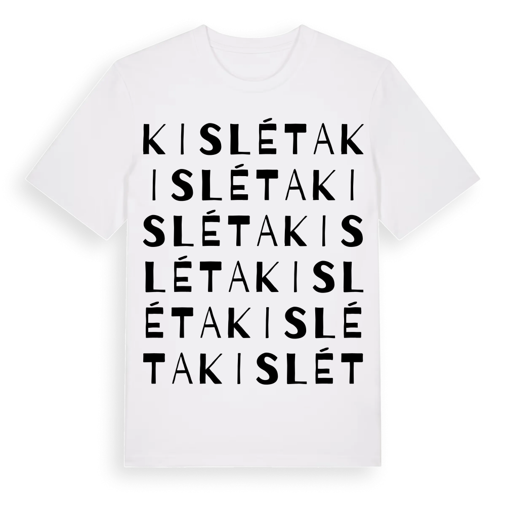 Kisléta ordlek t-shirt – White, i miljö