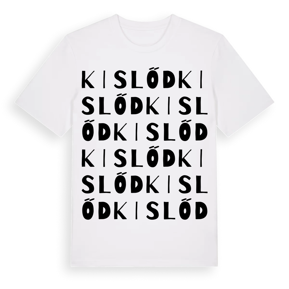 Kislőd ordlek t-shirt – White, i miljö