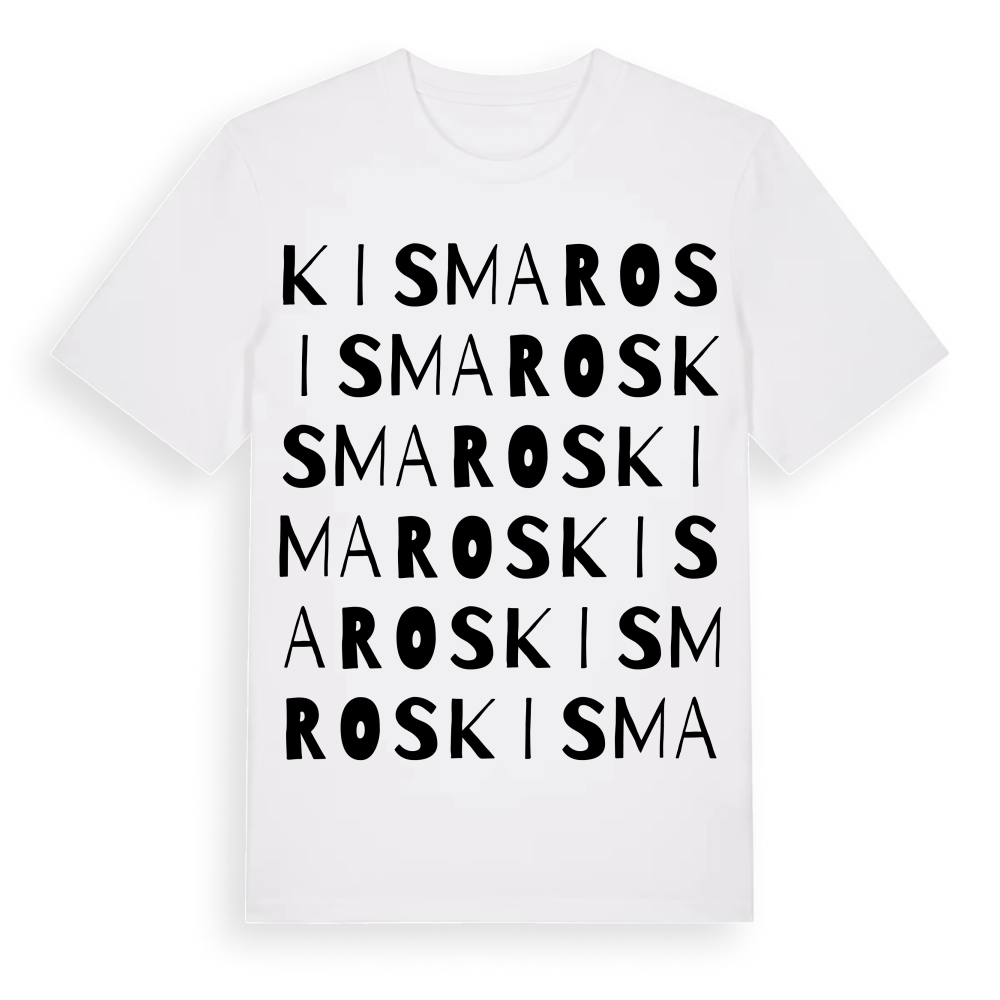 Kismaros ordlek t-shirt – White, i miljö