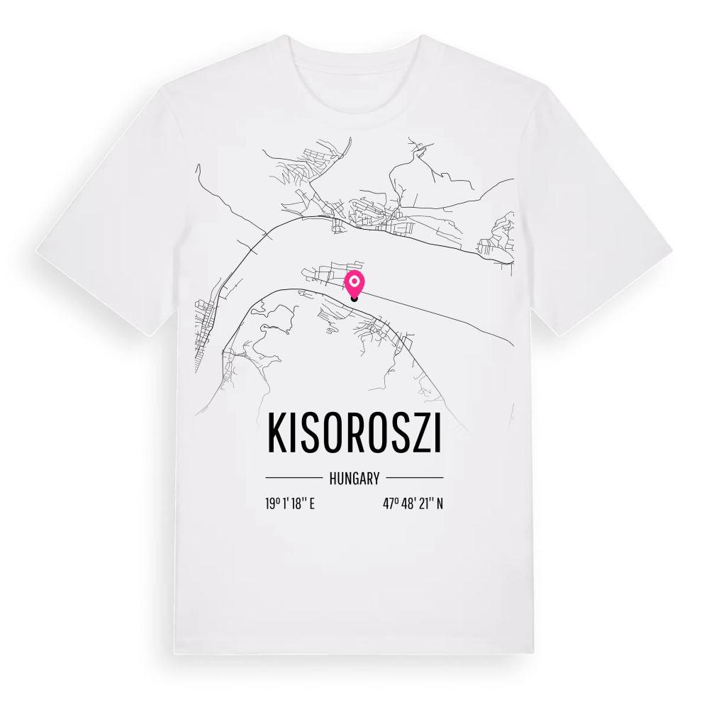 Kisoroszi karta t-shirt – White, i miljö
