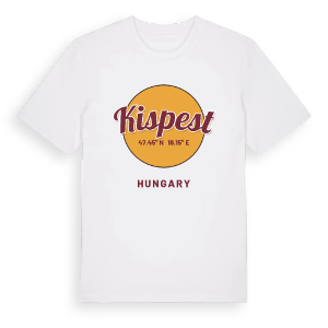 Kispest cirkel t-shirt – ekologisk bomull t-shirt från Pinshirt