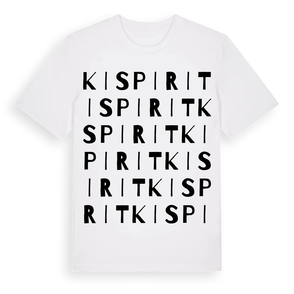 Kispirit ordlek t-shirt – White, i miljö
