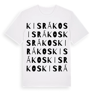 Kisrákos ordlek t-shirt – ekologisk bomull t-shirt från Pinshirt