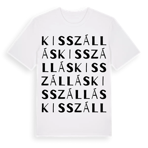 Kisszállás ordlek t-shirt – ekologisk bomull t-shirt från Pinshirt