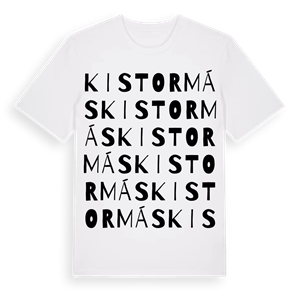Kistormás ordlek t-shirt – ekologisk bomull t-shirt från Pinshirt